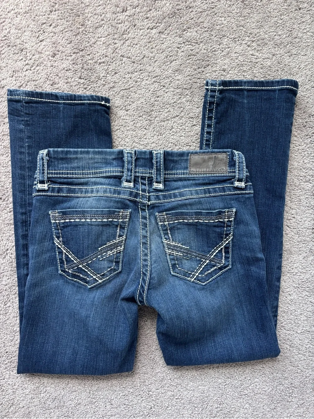 BKE Sabrina Bootcut Jeans size 27 Medium Wash Stretch Low Rise Y2K  Denim